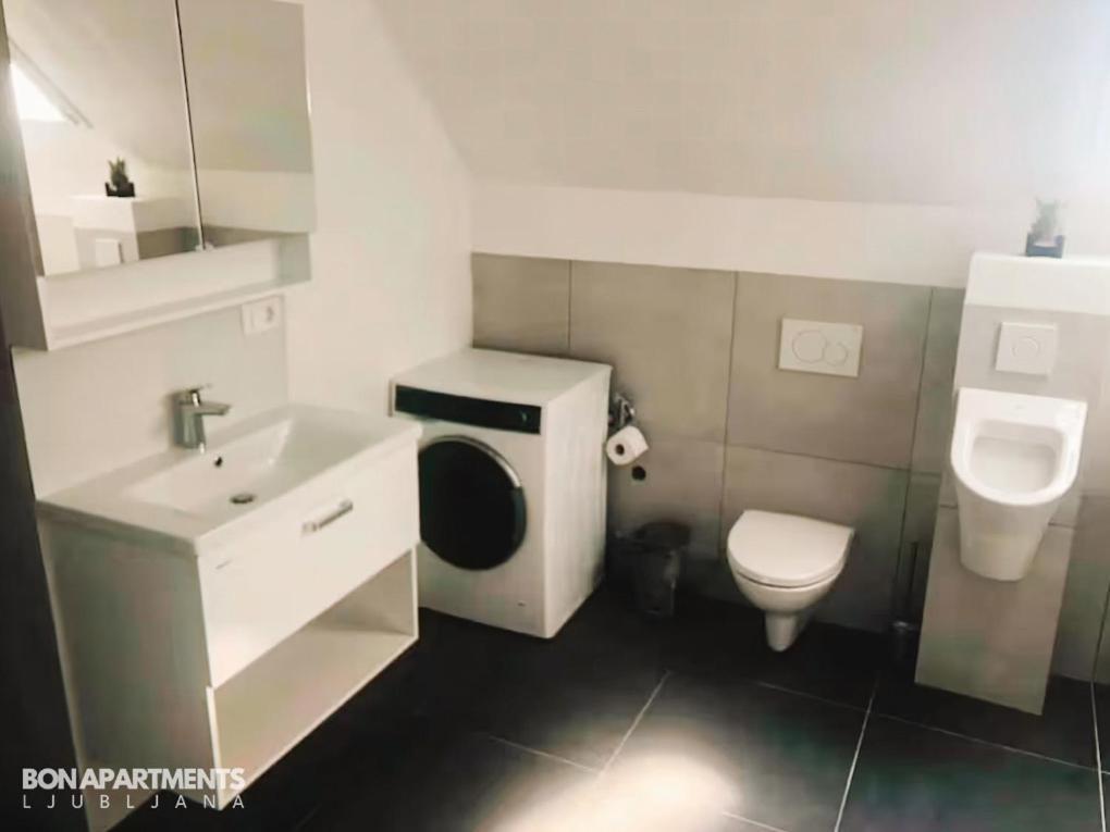 Huge Bbq Garden 2, Spacious Flat, Ac, Free Parking 2 Любляна Экстерьер фото